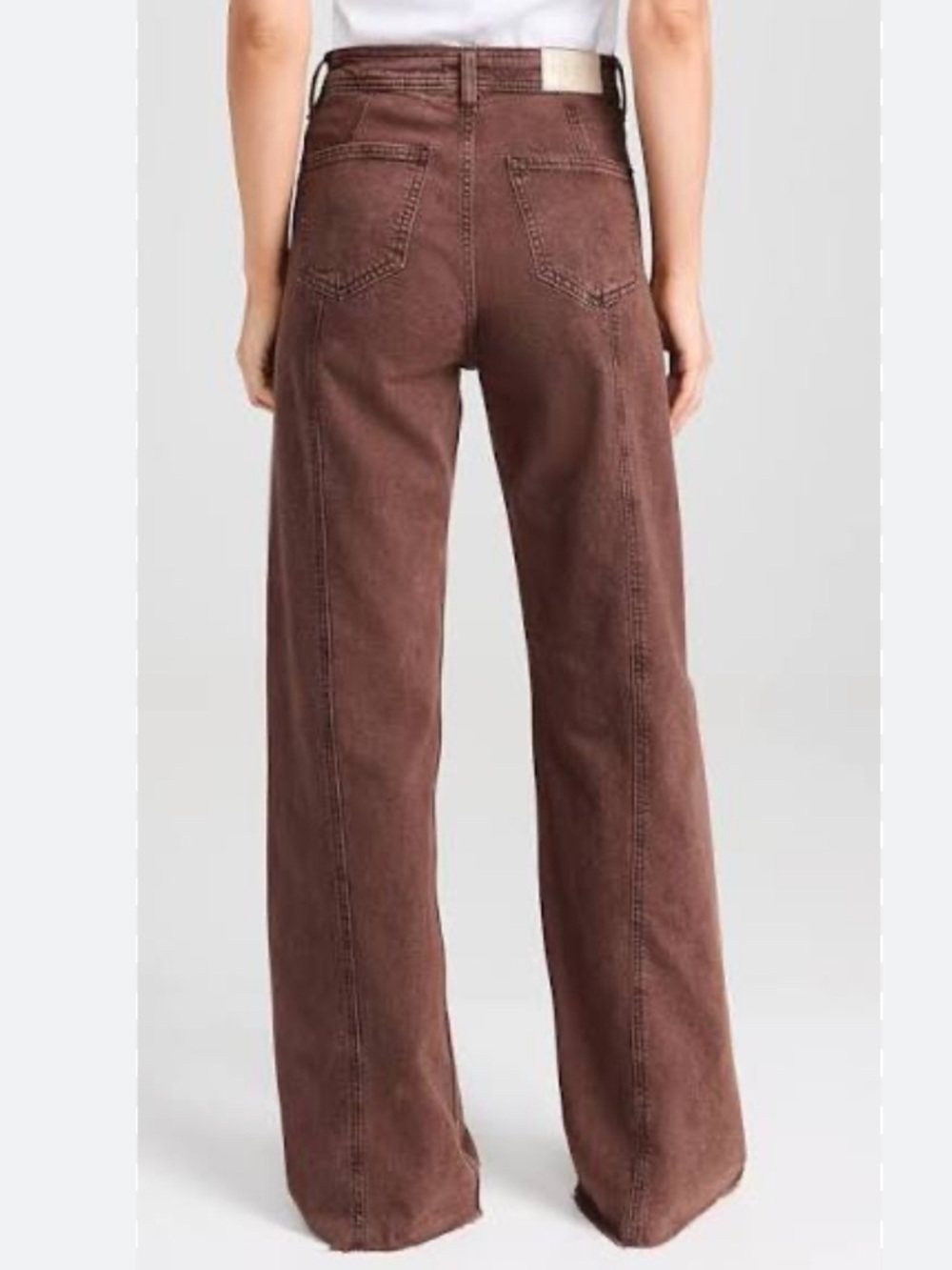 pistola Brown High-Rise Wide-Leg Jeans - Picture 3 of 8